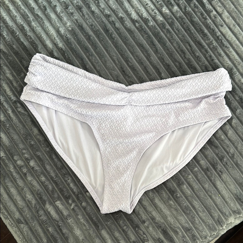 Lavender Textured Bikini Bottoms 1X
